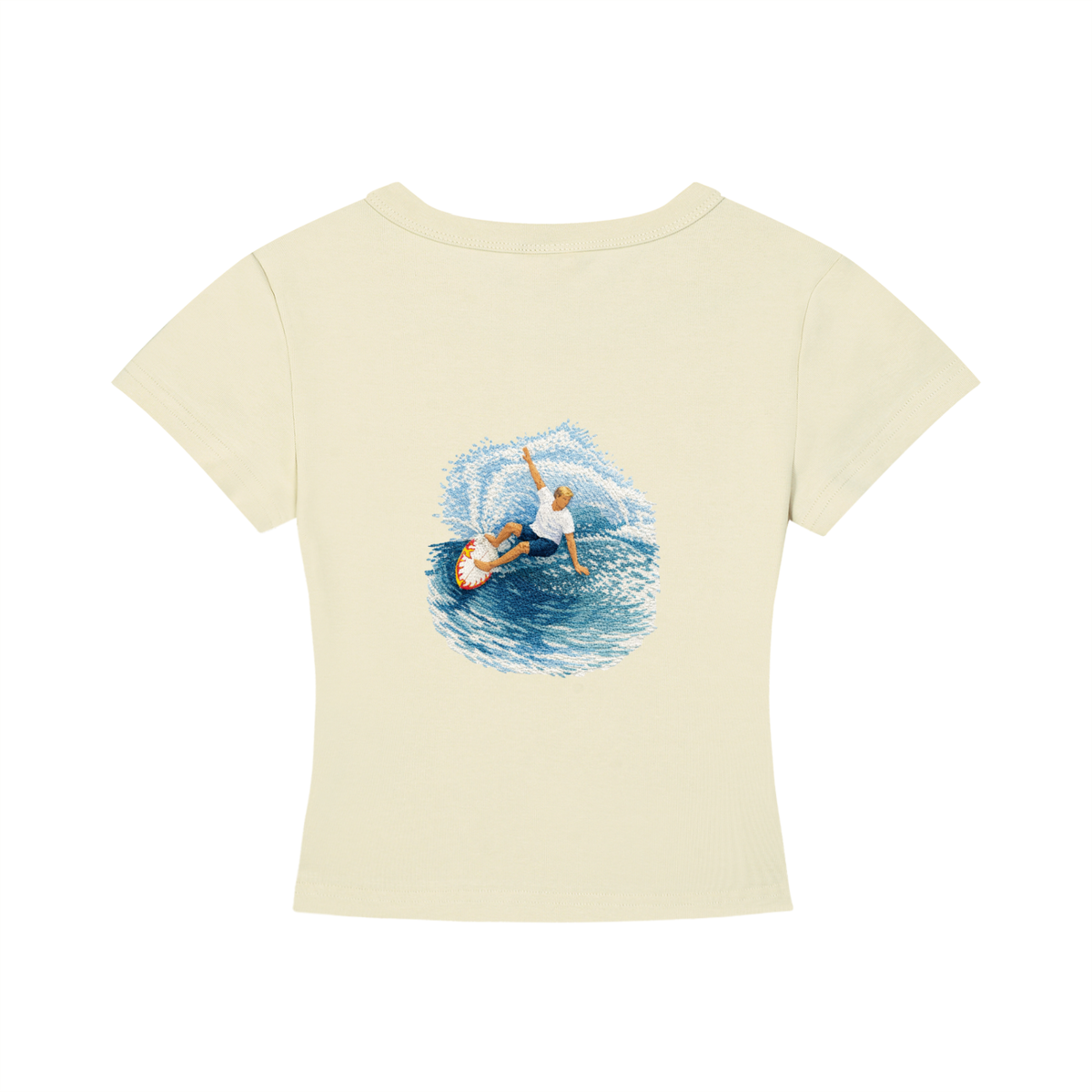 Women's Cropped T-Shirt Surf Skate Snow