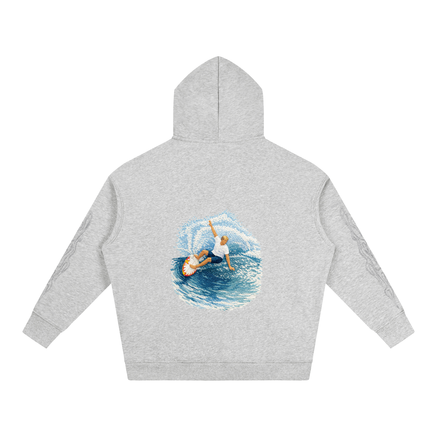 Red Flame Surfer Hoodie