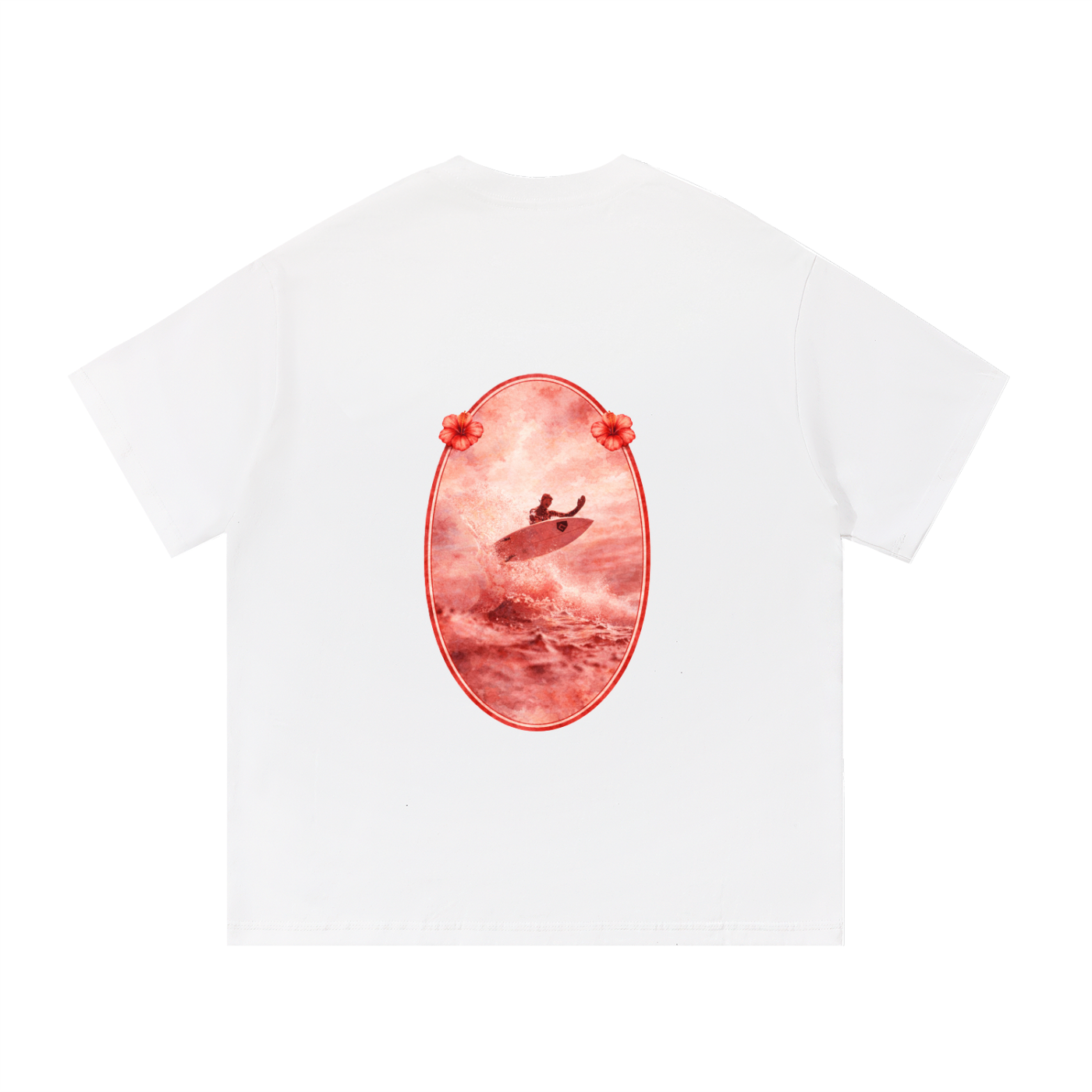 SURFER T SHIRT RED