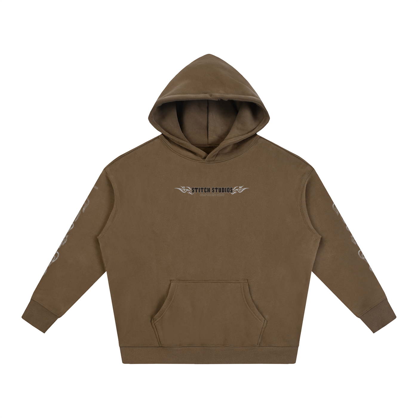 Red Flame Surfer Hoodie