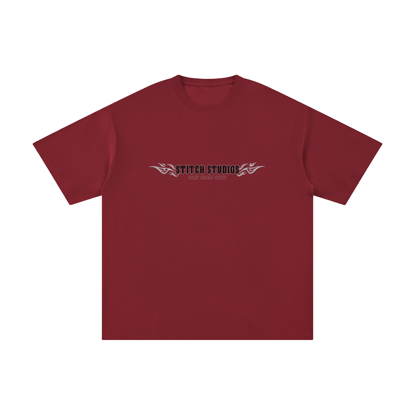 Surf Skate Snow Flame Tee Shirt