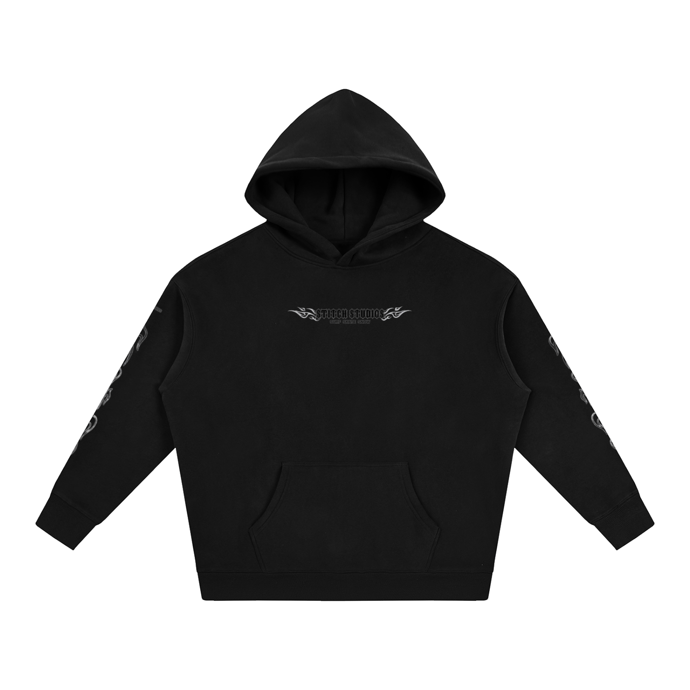 Red Flame Surfer Hoodie