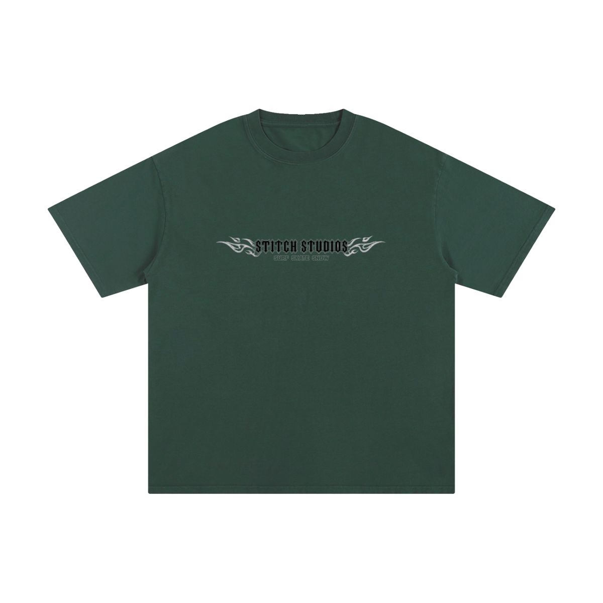 Surf Skate Snow Flame Tee Shirt