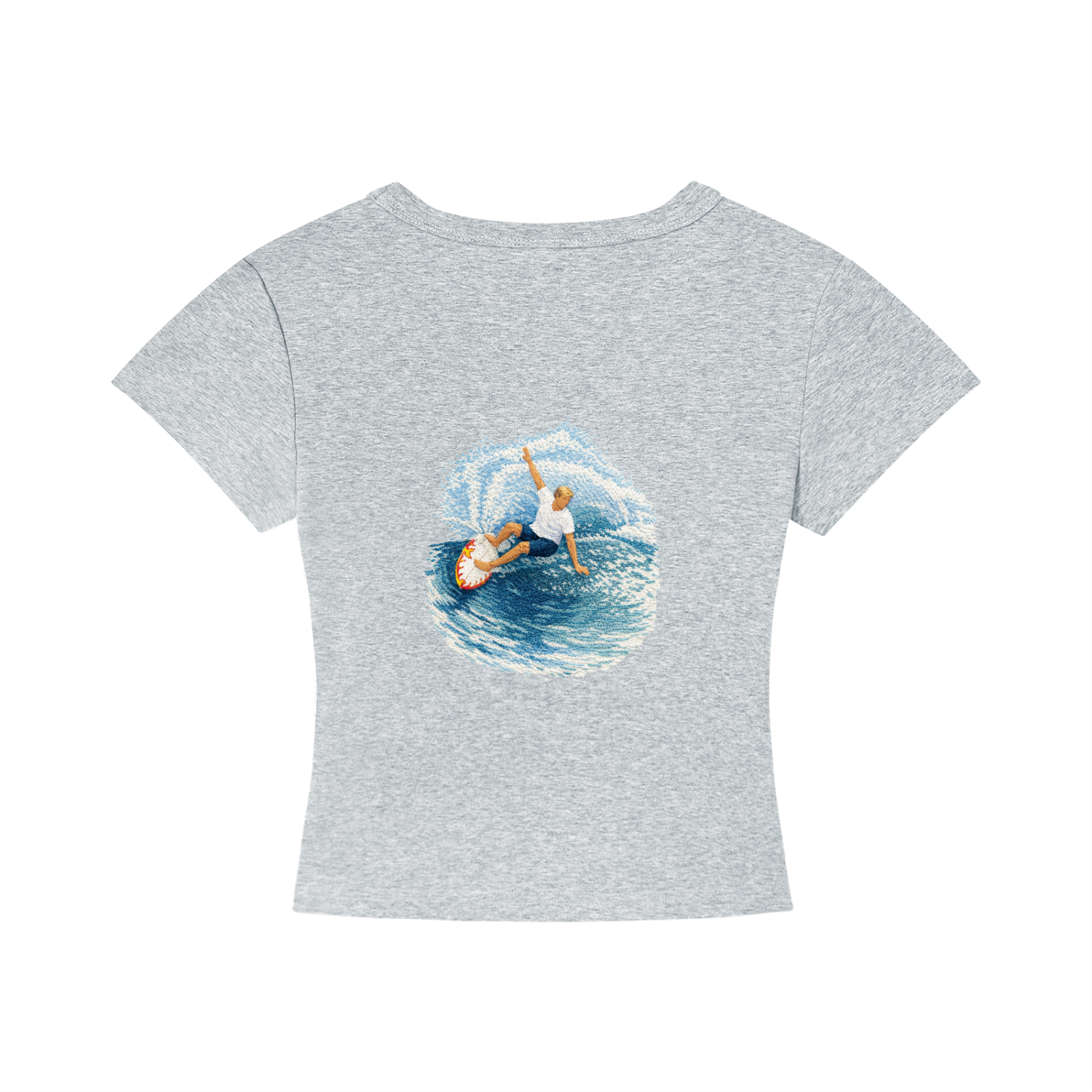 Women's Cropped T-Shirt Surf Skate Snow