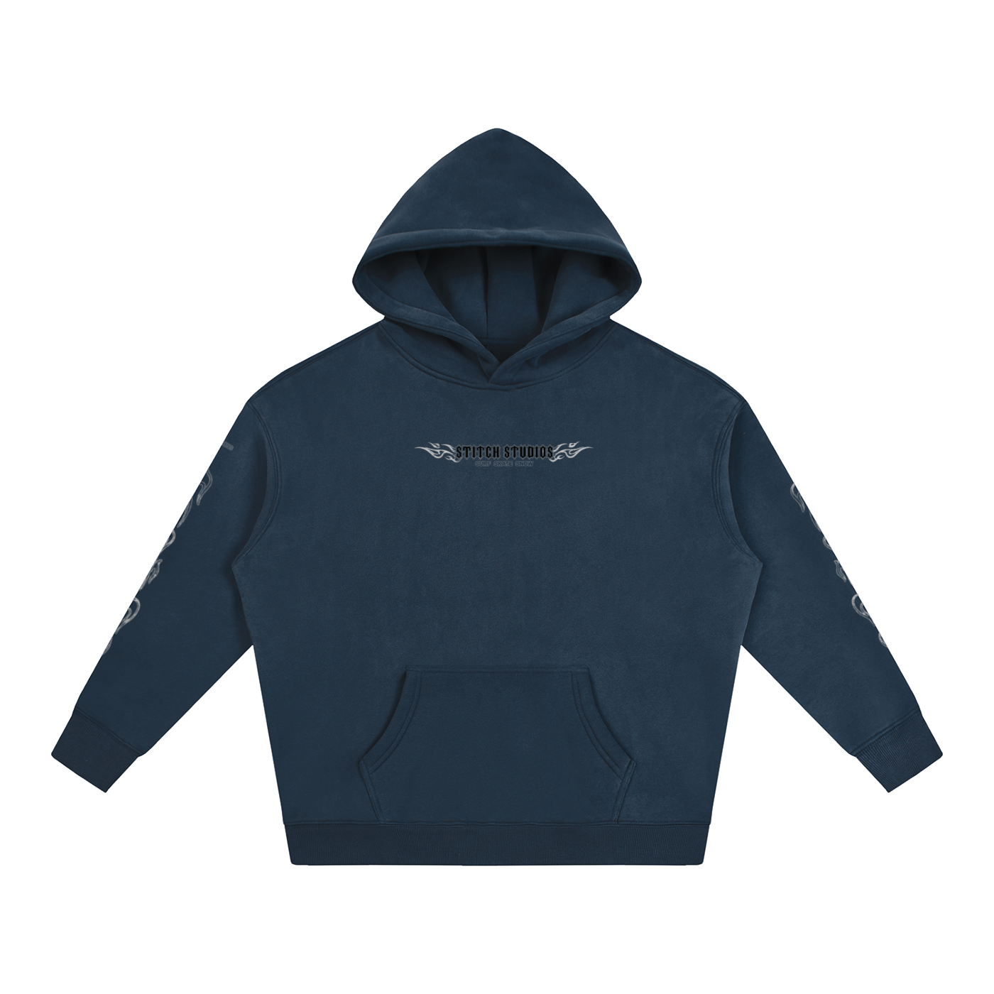 Red Flame Surfer Hoodie