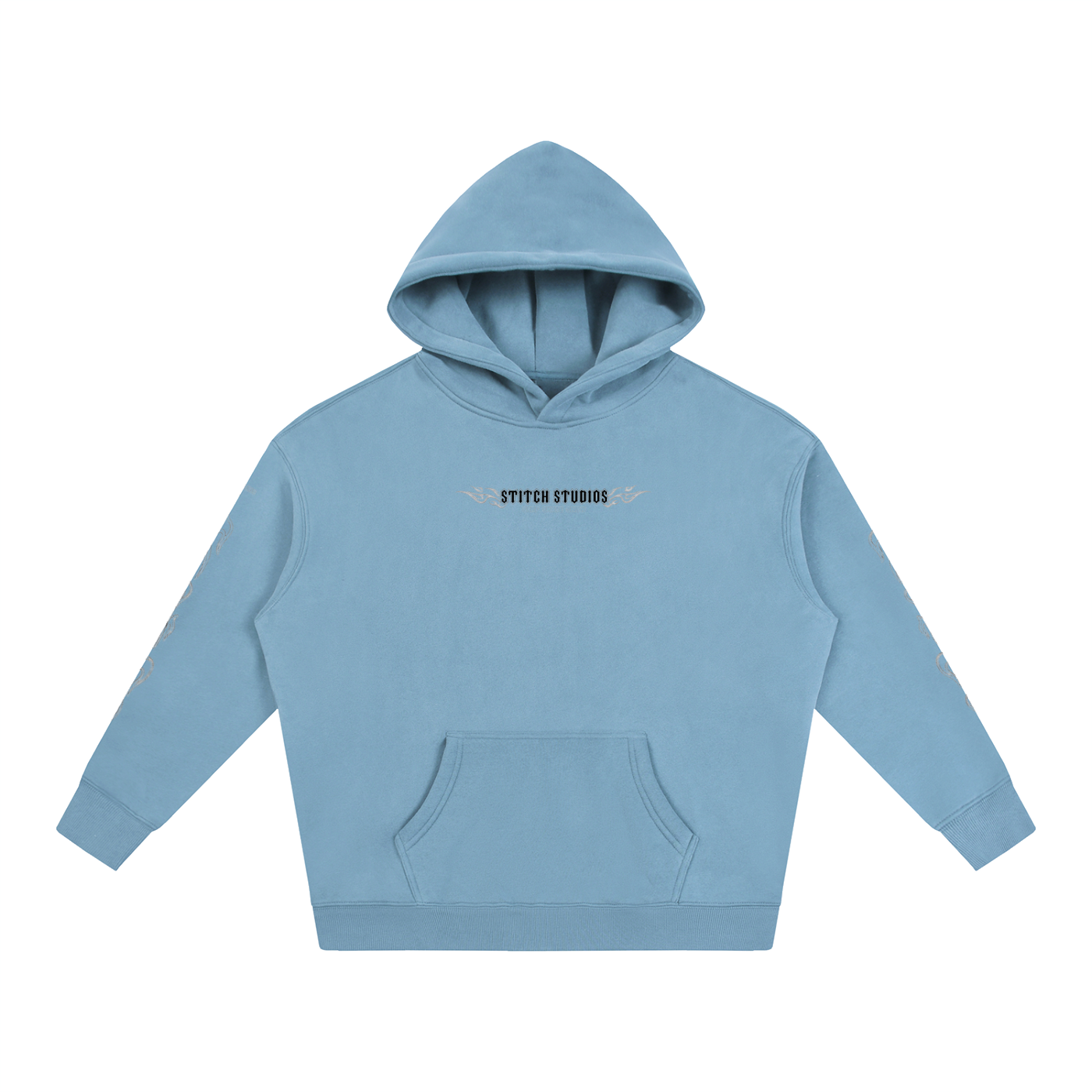 Red Flame Surfer Hoodie