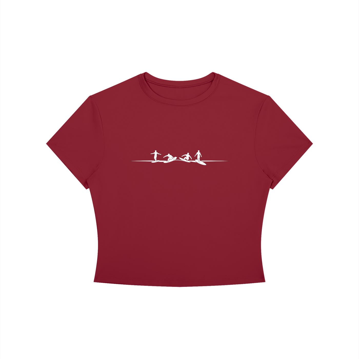 Women's Crewneck Crop T-Shirt