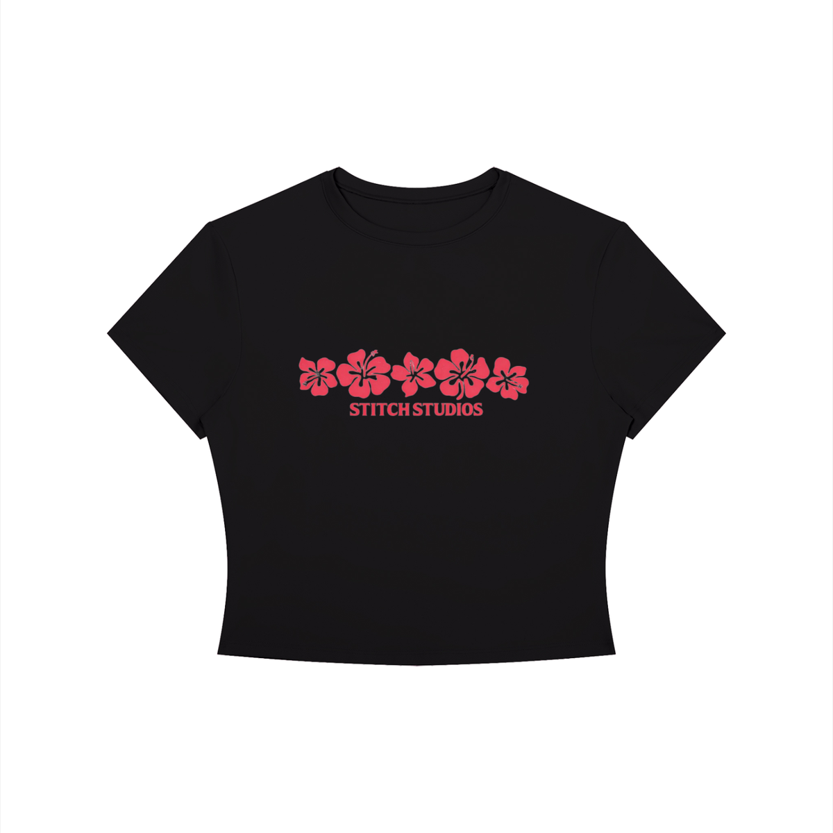 Women's Crewneck Crop T-Shirt
