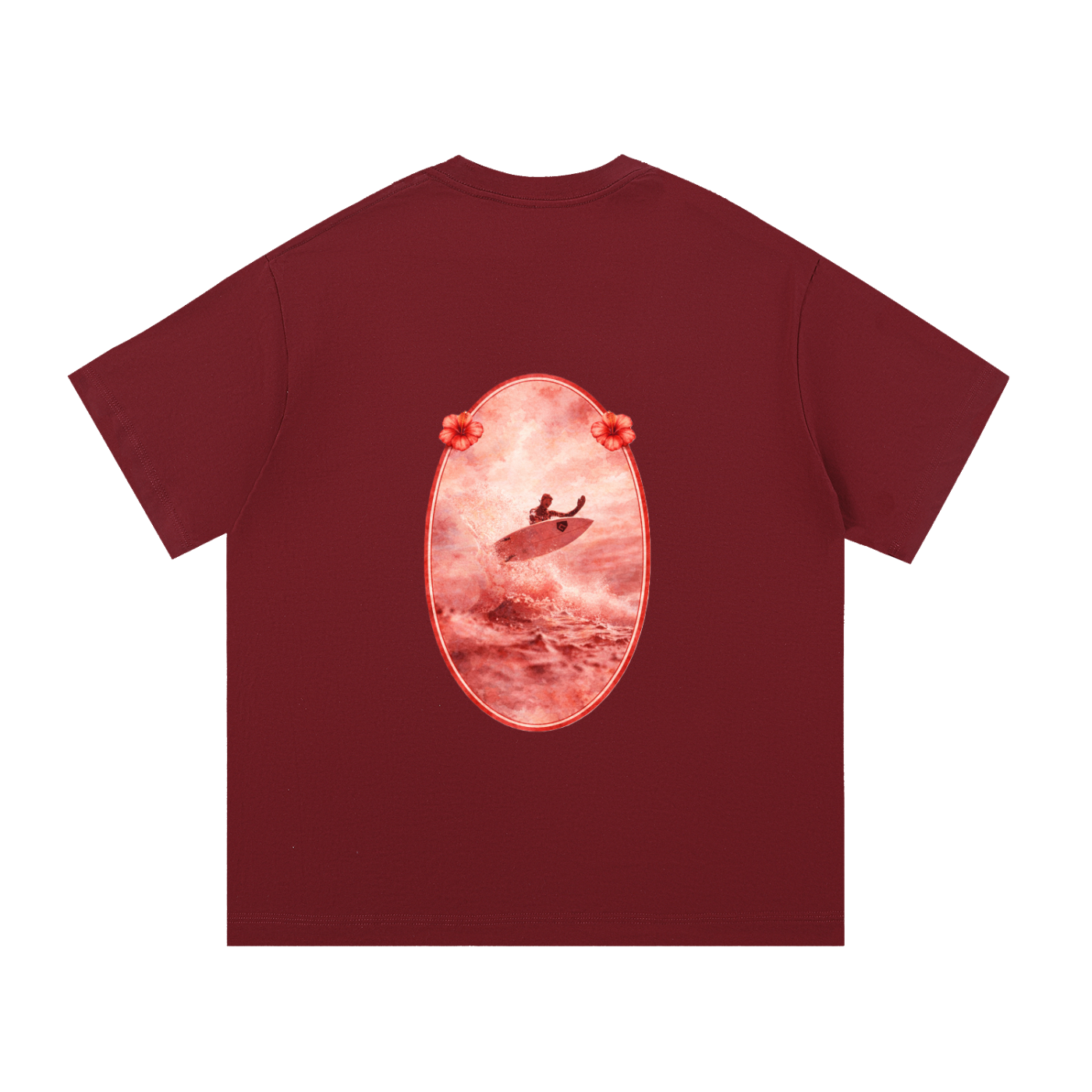 SURFER T SHIRT RED