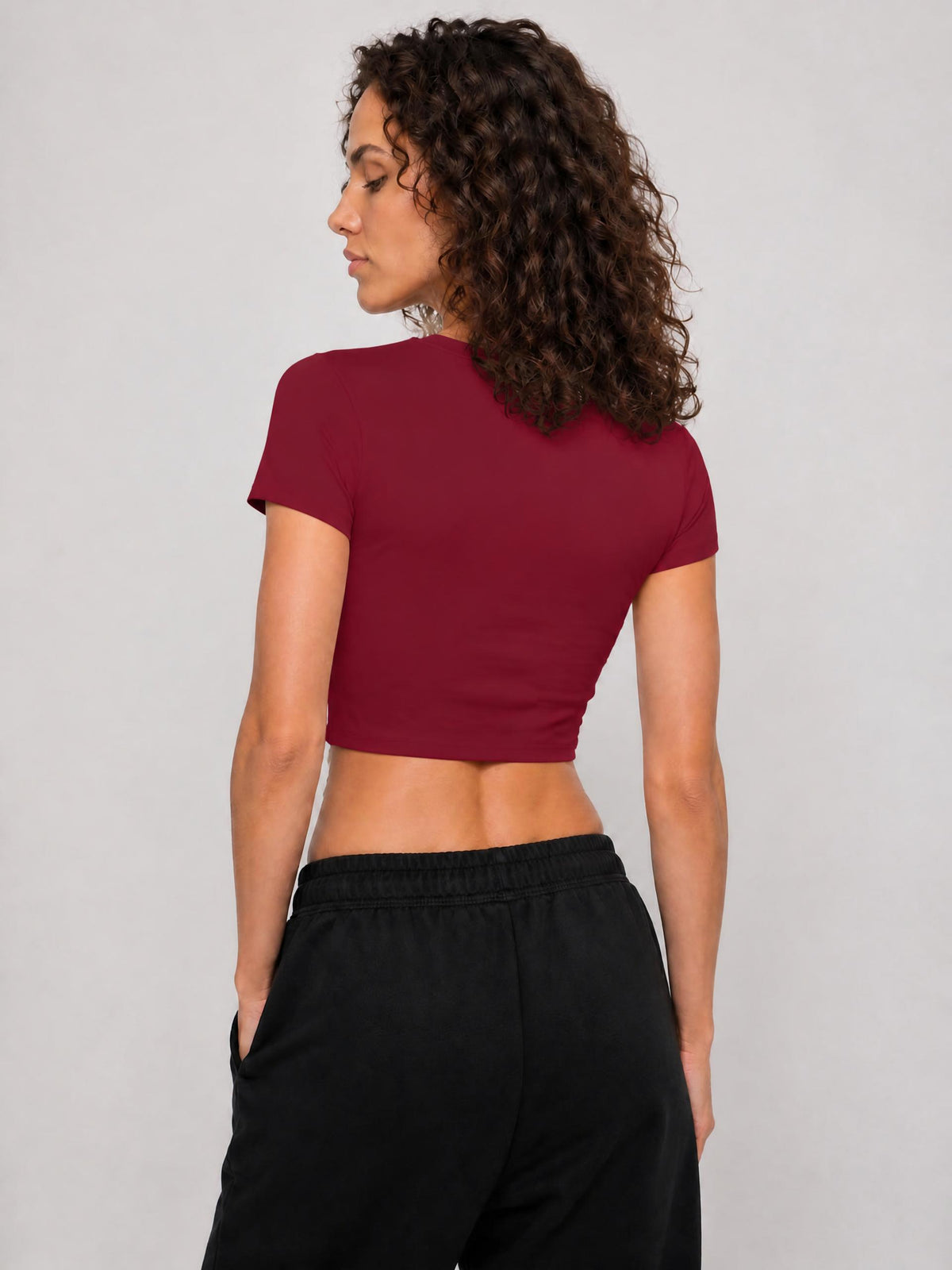 Women's Crewneck Crop T-Shirt